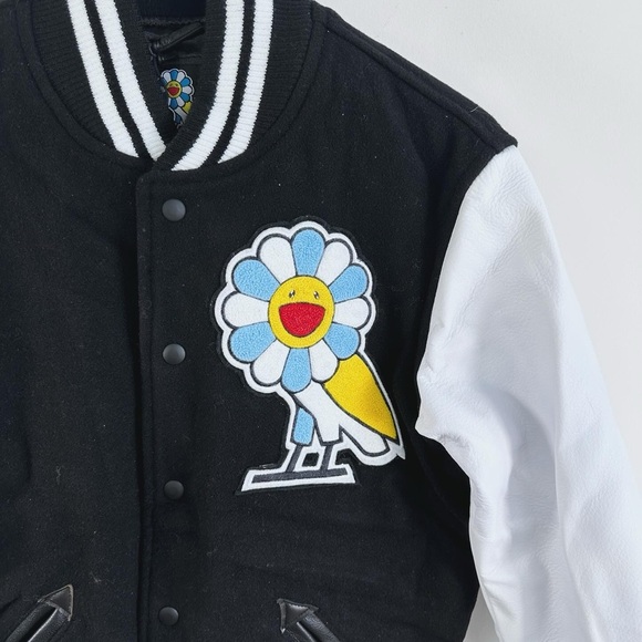 Brand New with Tags OVO x Murakami Limited Edition Varsity Jacket - Picture 3 of 6